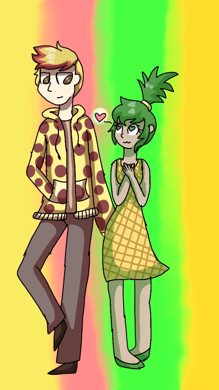 #myobject #fridaywithsketch ‪@sonysketch‬ Here's my entry. I decided to draw a human version of pineapple and pizza, because I like pineapple on pizza. Hope you like it. Edit:OMG THANK YOU SO MUCH FOR FEATURING ME