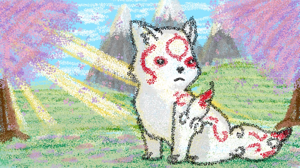 #sonysketch #bubblepen #fridayswithsketch #bubblepenchallenge #japanese  #fox #okami