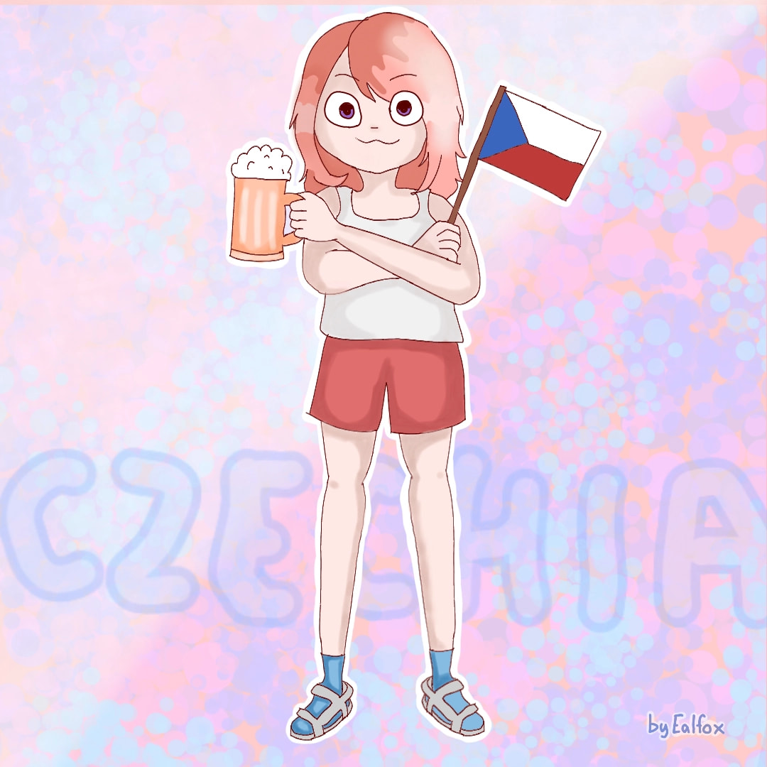 Another #fridayswithsketch pic,this one is #100PercentSketch.I really like this theme! Fun fact: socks and sandals are something like a czech tradition :D#mycountry     #girl#oc #myoc#cute#czechrepublic#sonysketch‪@sonysketch‬
