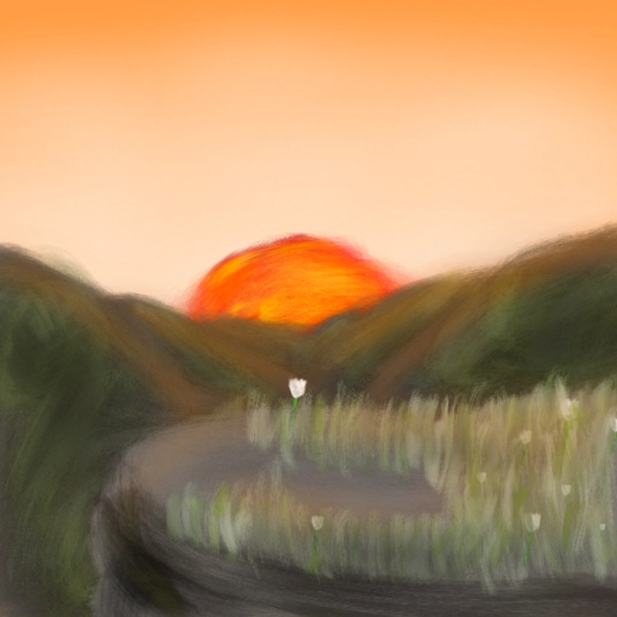 #sunset #mountains #MountainSunset #mountainside #backgroundchallenge #fridayswithsketch ‪@sonysketch‬