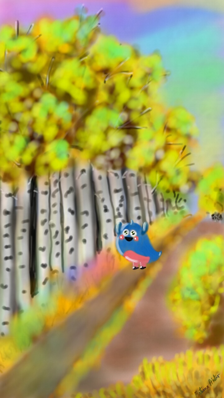 Otto loves jungle and greenery  #ottosvacation #fridayswithsketch#otto #sonysketch #sketch