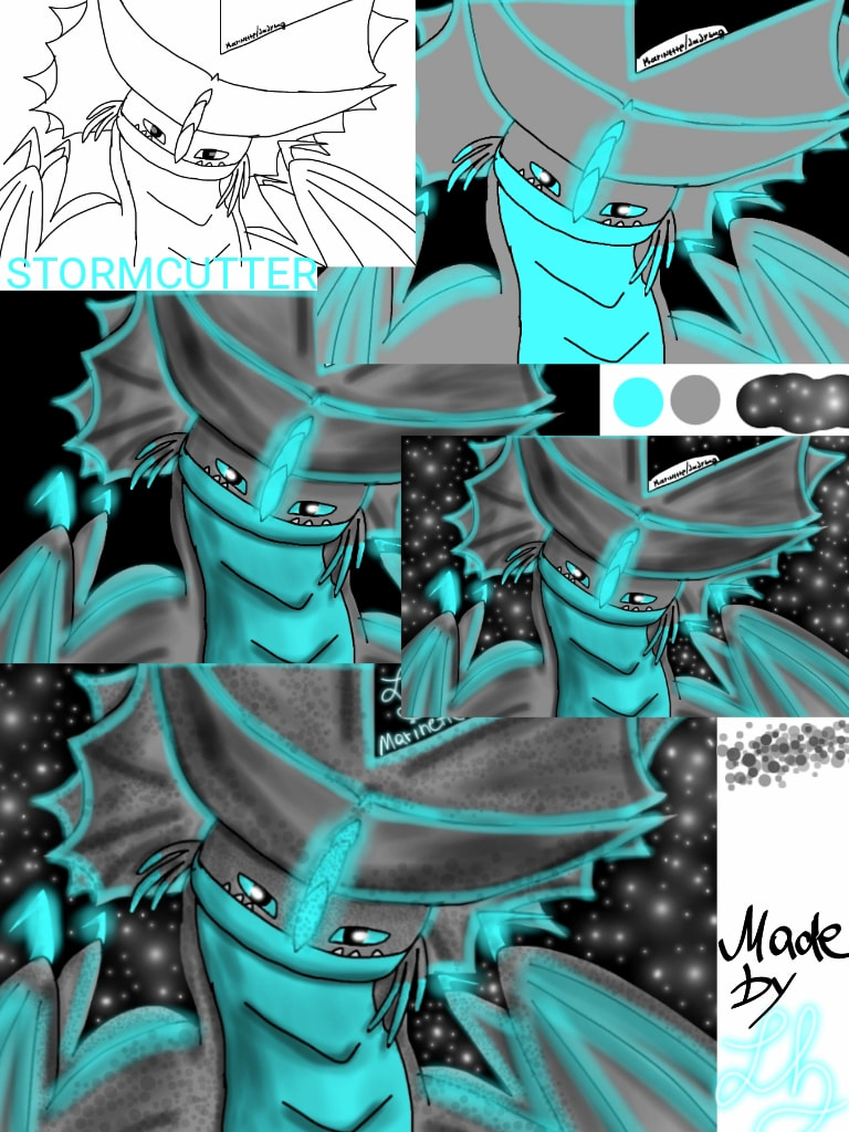 Amazing collab by ‪@rose_and_cynder‬ 💙 Step by step☺😀😄 #dragon #dragons #stormcutter #httyd   For #tutorial #mytutorial #tutorialthursday #tutorialthursdays  ‪@sonysketch‬