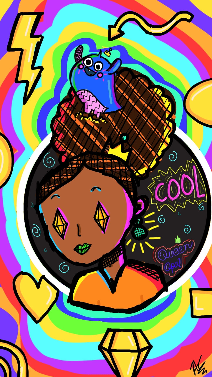 ‪@JelloBuns_5sos‬ ‪@Nomes‬ ‪@YellowBrick‬ #manycolors #fridayswithsketch #colorchallenge  #SpongeyIsFeatured #QueenOpal ‪
