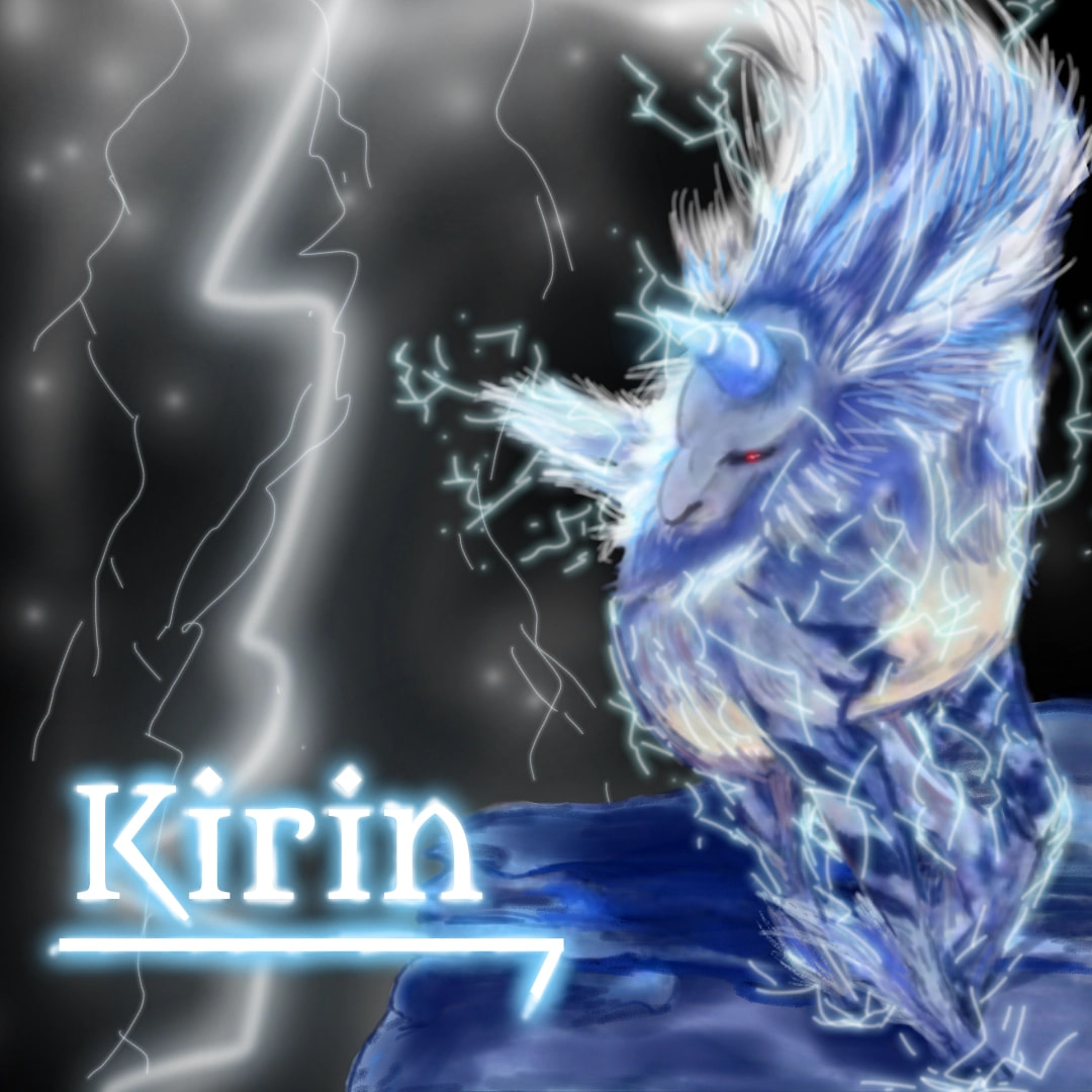 #junicorn #fridayswithsketch ‪@sonysketch‬ Kirin are so rarely sighted that little is known of their ecology.  It's one of the 360 magic animals live in surface by Chinese mythology.