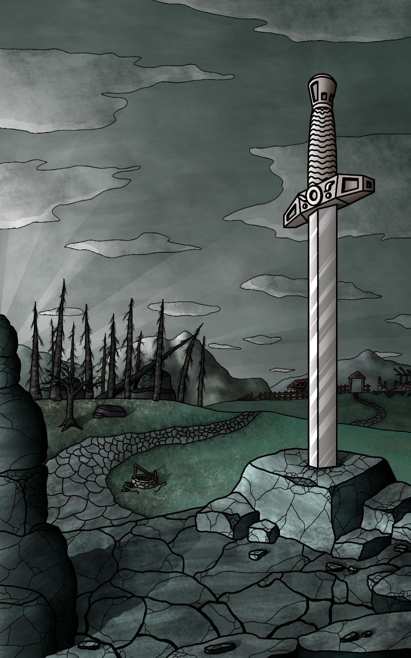 Here is my background, I hope yall like it! Also I haven't posted in a loooong loooooong looooooooooong time, so here yall go!#backgroundchallenge#fridayswithsketch#Mybackground#sword‪@Basic_Scarecrow‬