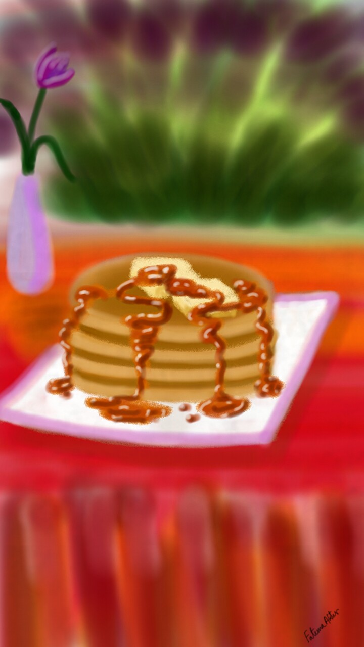 Let's share our food with needy persons instead of wasting #pancake#food#leftovers#sonysketch#sketch