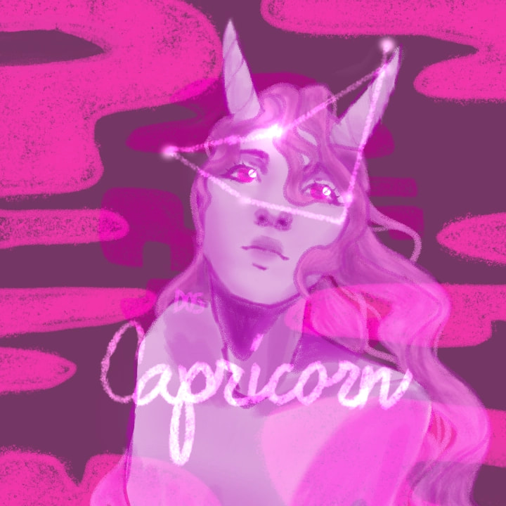 #ZodiacChallenge I was born 5 of January, so I'm a Capricorn ♑ Hope you'll like my drawing for this #fridayswithsketch! #100PercentSketch‎ ‪@sonysketch‬
