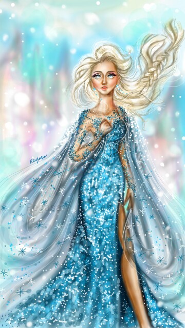 Blue couture #regasa #sketch