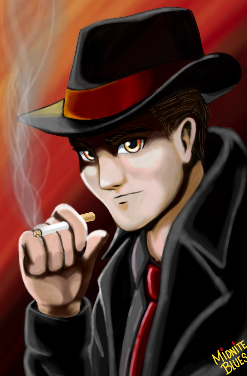 The Mysterious Stranger - sketch 💯 complete. Done on Sketch app for the #mysterious challenge. #inktober #Inktober2017 Edit: Thank you for featuring me, ‪@sonysketch‬  :)