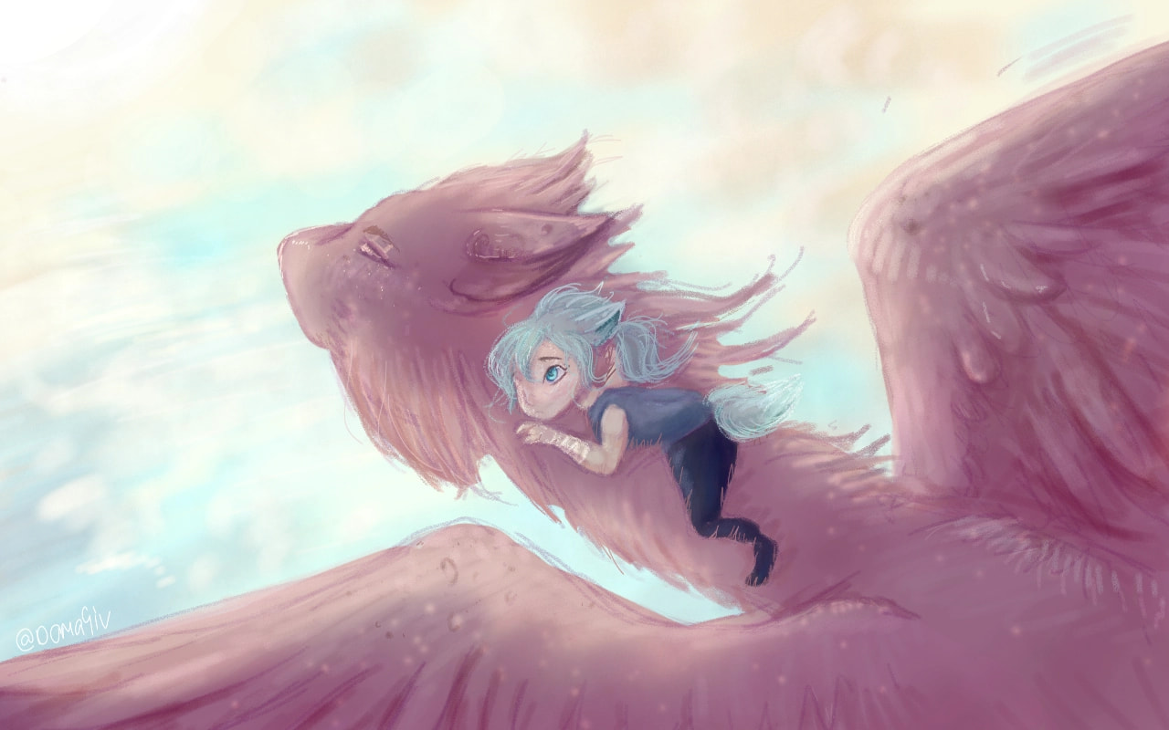 #travelchallenge #fridayswithsketch #sketch  "So...so soft"     sooo.. this drawing is from TRAVELLING TO THE SOUTH/DEVIL MOUNTAIN of my comics. Kaula in his dragon form and Grace. They are traveling to the South mountain for cure
