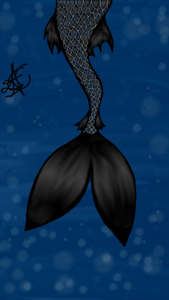 #drawing #mermaid #blue #fish #ocean #sea #Brasil #brazil #black #beautiful #Firstdrawing #nice