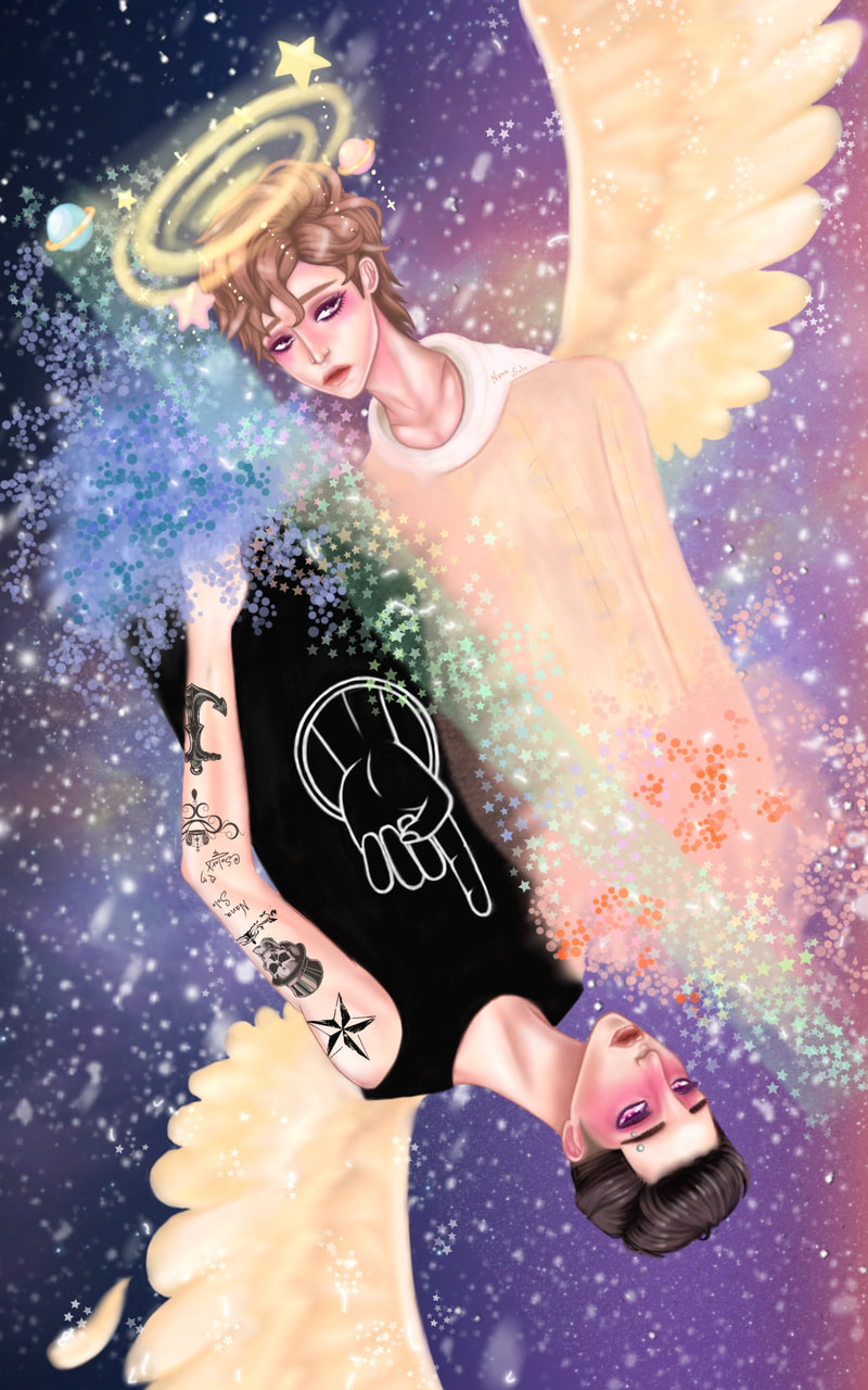 #myemotion #fridayswithsketch #sonysketch #mydrawing #drawing #art #myart #boys #Galaxy #angels #emotions