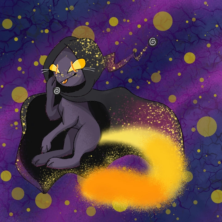 This is my species, they don't have an official name, they're called "Wayward souls" edit: I WAKE UP TO ThIS FJFKDJSJDJD #specieschallenge #Fridayswithsketch #beeoc