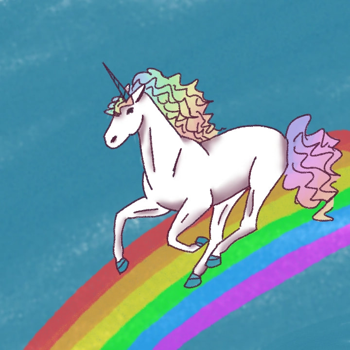 Have a lovley(extremely gay) #Junicorn for #fridayswithsketch and #PrideMonth ‪@sonysketch‬ #potatopride2018