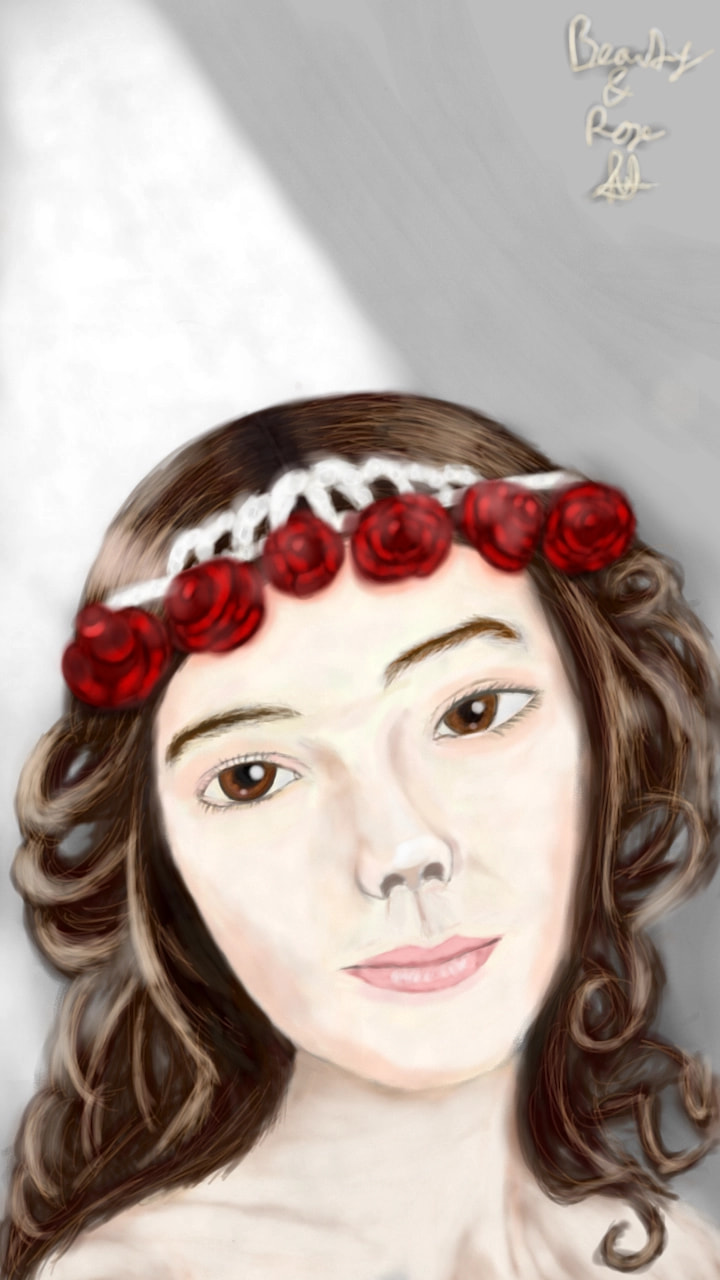 #fridayswithsketch #portraitchallenge Beauty & Rose...