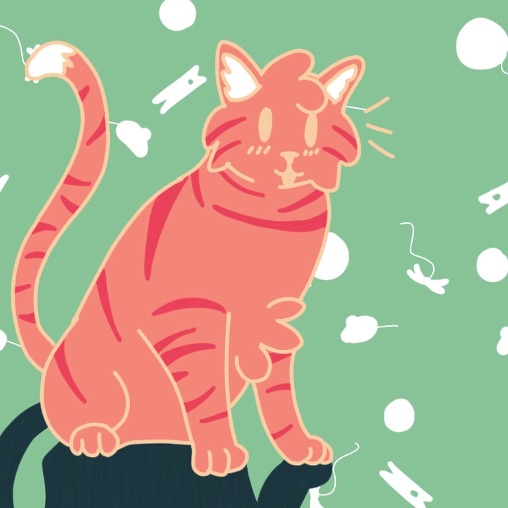 #animalchallenge #fridayswithsketch #cat #kitty #neko #stripes #ColourPalette #art #myart #cute #kawwaiicat #kawaii 💕💕😺😺