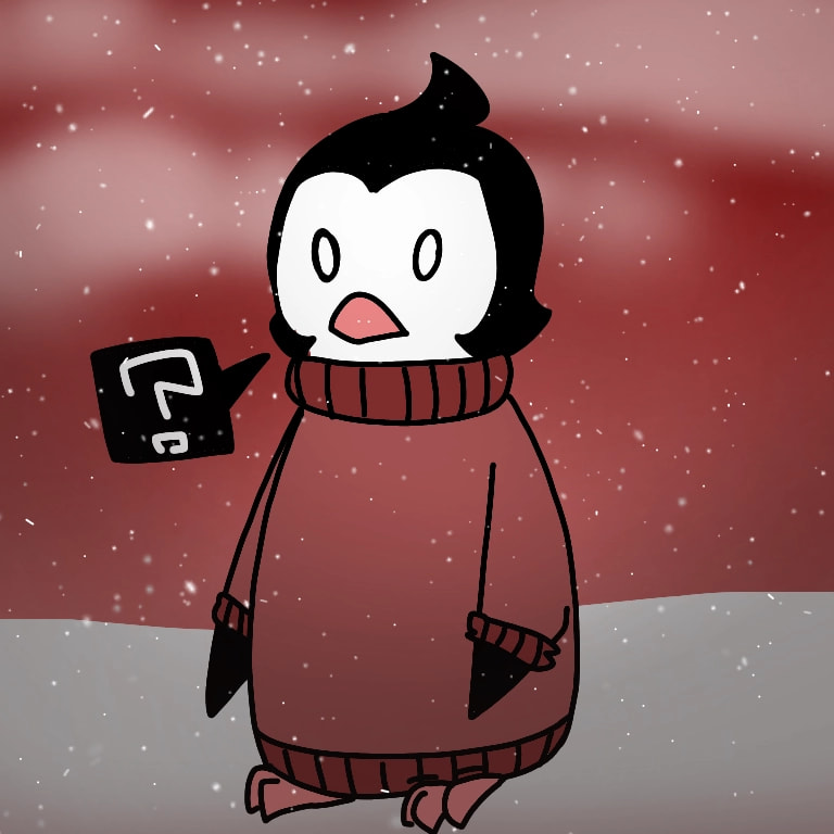 I dont believe something like a past life excists, but it would be sick as heck to be a penguin with a sweater #fridayswithsketch #madeinsketch #pastlife