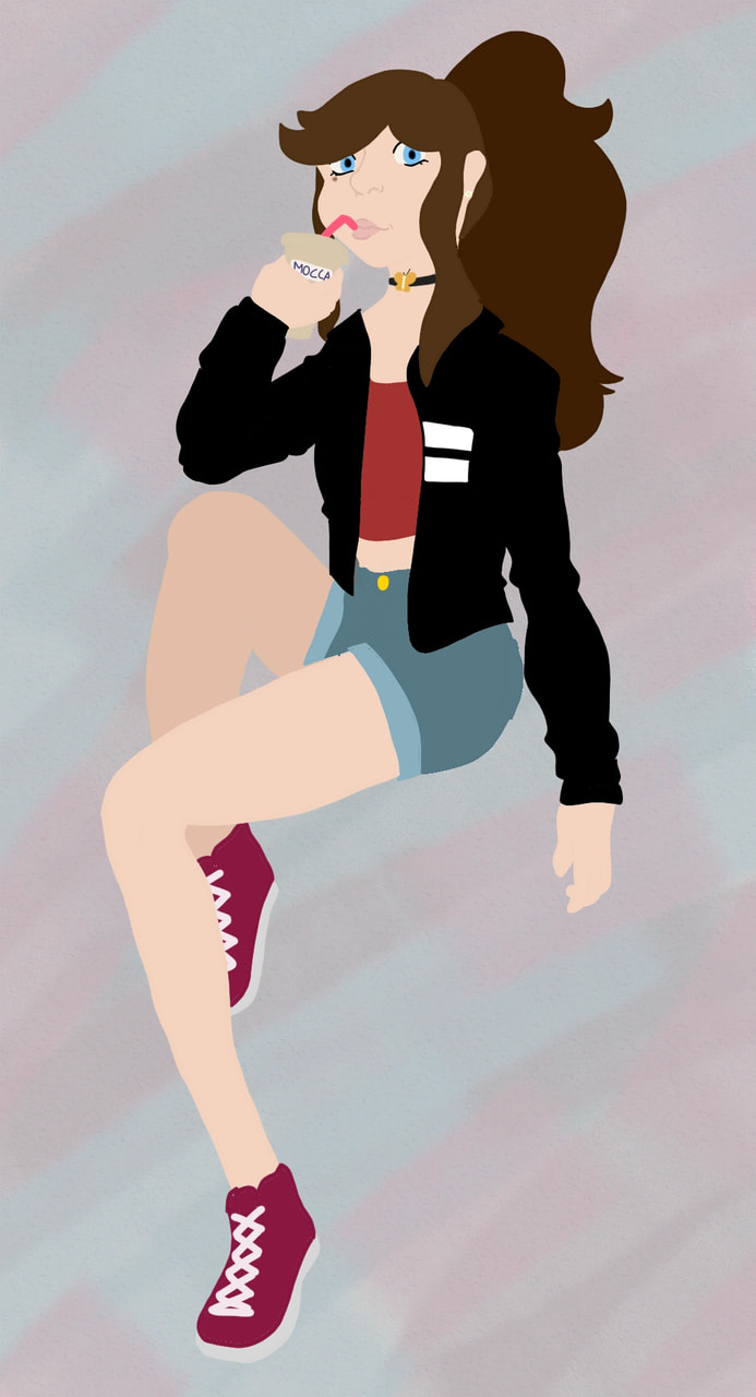 So lineless was even harder than I thought it would be but oh well, I tried. //Also is it just me or does her face look kinda creepy?? #linelesschallenge #fridayswithsketch #svtfoe #svtfoeoc