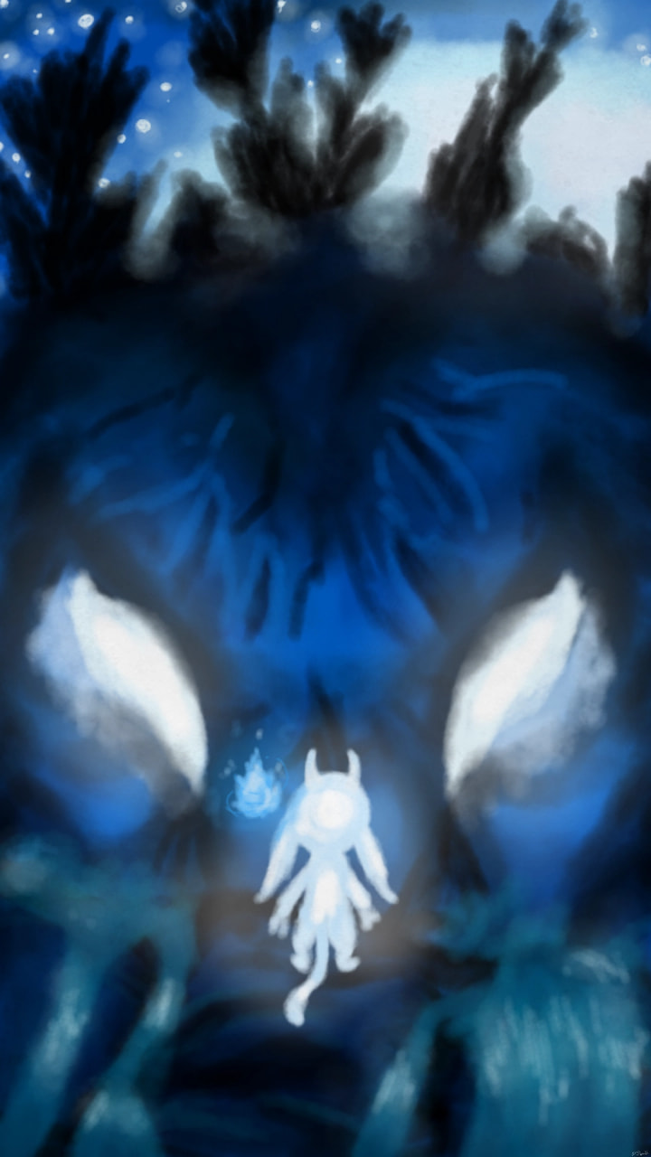 I've been playing this game again and I forgot just how much I love it. So here's some fanart! :D #darkchallenge #fridayswithsketch #Oriandtheblindforest #Ori #100PercentSketch #fanart