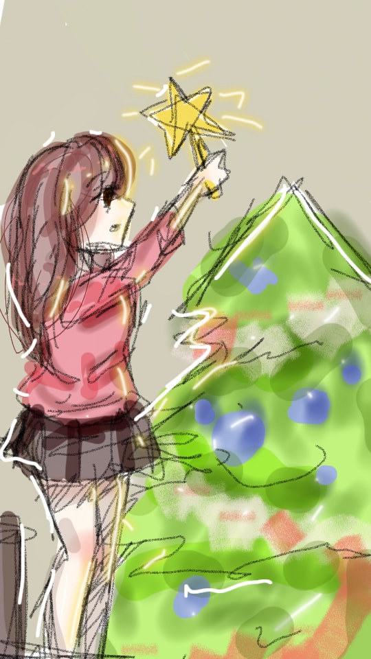 #MerryChristmas2017 #fridayswithsketch  this was when I was 8 😂I couldn't reach the top ,but I am tall now 😁 #myholiday