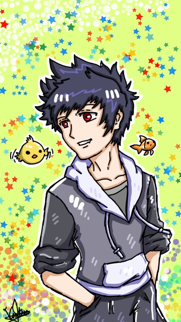 So this is my 1st time to do this xD #myocgifttoyou #fridayswithsketch #sonysketch #OC ‪@lolslol‬