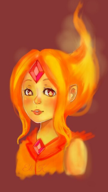🔥flame princess🔥 #adventuretime #hda #flameprincess #Phoebe #Elik #myfavcharacter #fridayswithsketch #sonysketch Edit: WOW! Already 1500 likes! Thanks a lot 😍😅😄💞