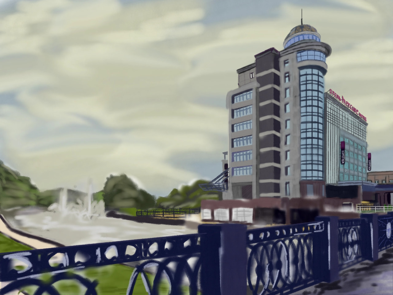 My city. My home. My birthplace. It's #lipetsk big industrial center in Russia. Lipetsk is famous by this biggest factory in Russia - NLMK. #mycity #fridayswithsketch #SonySketchPleaseSeeMySketch ‪@sonysketch‬