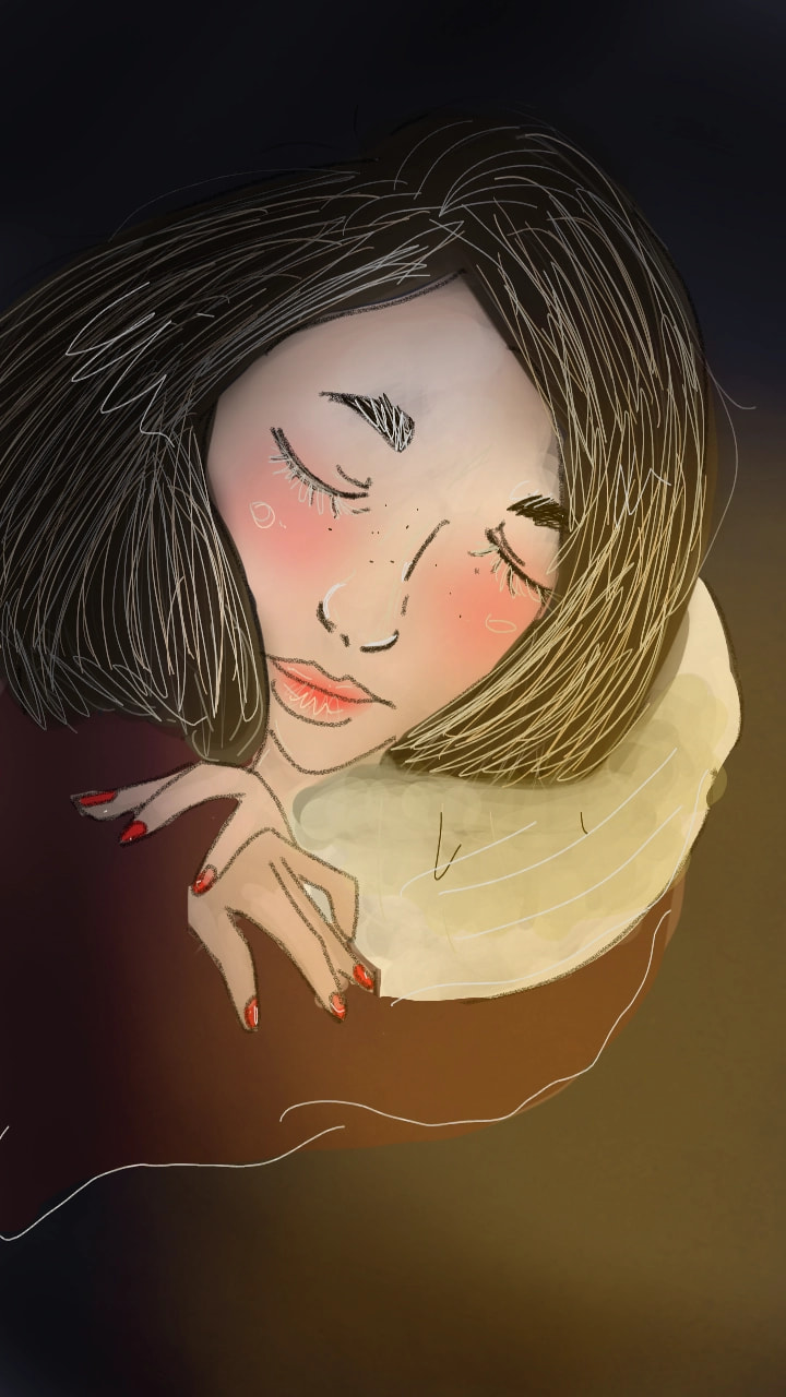 Zzzleeping beauty 😴 hope you guys like it! #inktober #Inktober2018 ‪ #exhausted edit: thank you guys for all youre support and nice comments 💕💞❤