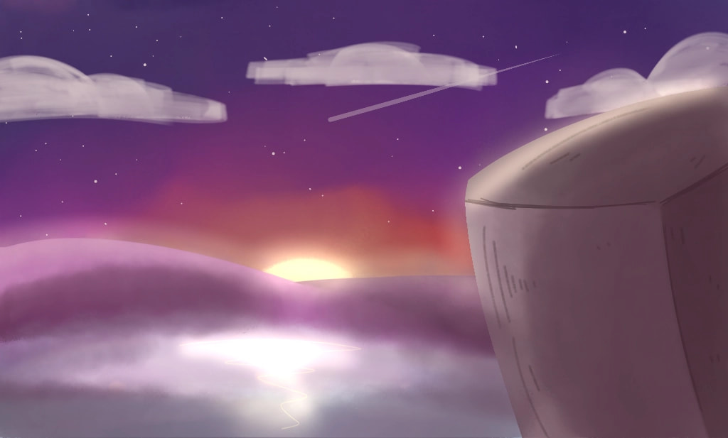 #manycolors #fridayswithsketch #100PercentSketch #landscape #colours #sunset