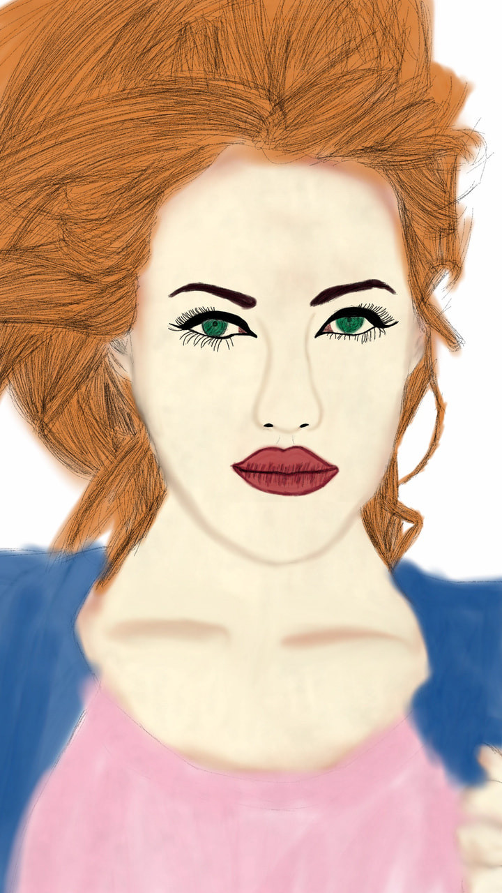 Meryem Uzerli #portraitchallenge #fridayswithsketch ‪@sonysketch‬