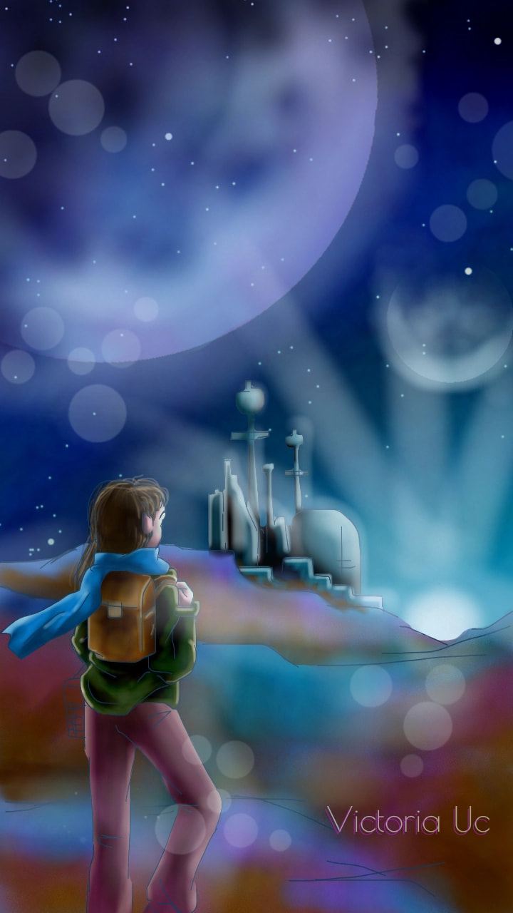 Now is too late for this? 😶 (Edit) Wow #fridayswithsketch #Space #SpaceChallenge #sketch #fantasy