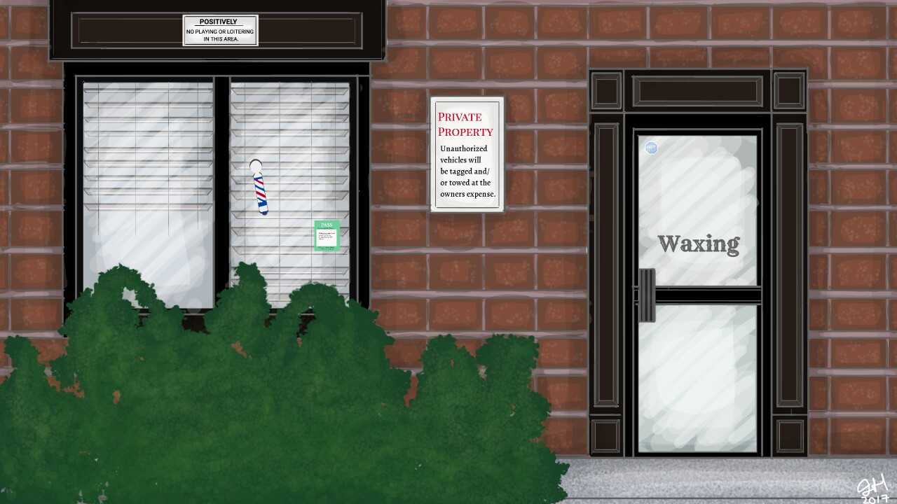 My view sitting in the car at the House Of Hair #pov #view #outside #hairsalon #hairdressers #barbers #Canada #Ontario #rulertool #fridayswithsketch #sketch ‪@sonysketch‬ #shapechallenge #featured