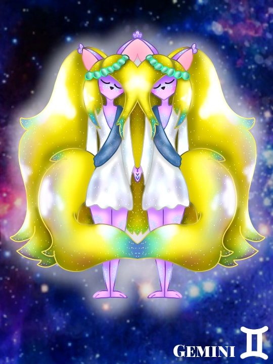 My favorite sign of the zodiac is twins ♊ #fridayswithsketch #zodiacchallenge #zodiac #100PercentSketch #Furry #gemini #ZodiacSign