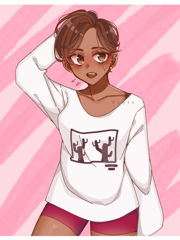 Welp I tried 😅😅 #fridayswithsketch #portraitchallenge #girl #pink AhahAHa